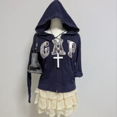 平成ギャル GAP ZIP パーカー ジップパーカー y2k グランジ 姫ギャル