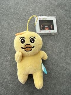 【匿名配送】きみまろ ぬいぐるみ 約12cm アクリルプレート付きのサムネイル