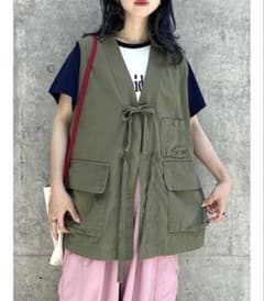 【美品】niko and… ミリタリーベストのサムネイル