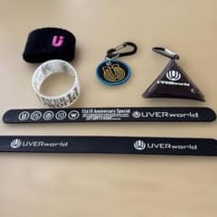 UVERworld ラバーバンド　10個セット UVERworld ラバーバンド キーホルダー セット - メルカリ
