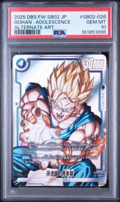 PSA10 孫悟飯：青年期 フュージョンワールド SB02-026 - メルカリ