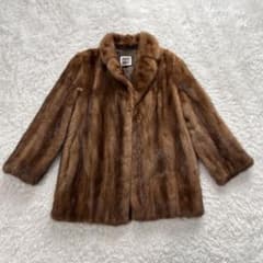 SAGA MINK サガミンク 毛皮コート ブラウン レディース 11号 L - メルカリ