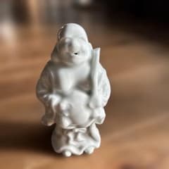 磁器 白磁 七福神布袋様 開運 招財 縁起物 - メルカリ