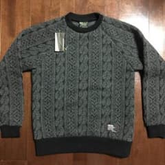 バックチャンネル ウールケーブルスウェット 2015AW サイズMのサムネイル