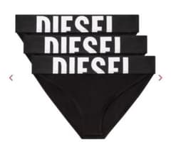 DIESEL ブラックショーツ 3枚セットのサムネイル