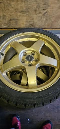 スバル 純正OP TE07 レイズ 鍛造 17インチ スタッドレス付 - メルカリ
