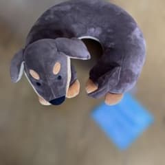 스시라 멘리쿠 1번 복권 B상 Very Very Long Dog 넥 베개