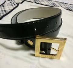 とも様専用　BVLGARI　黒ベルト　適応ウエスト(約80cm～85cm)のサムネイル