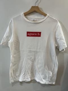 agnès b. Tシャツ ホワイト　アニエスベー×アダムエロペのサムネイル