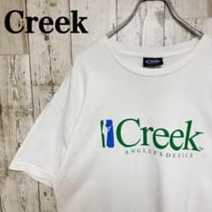 C868【入手困難】クリーク　センターロゴ　Tシャツ　半袖　Lサイズ　希少モデル C868【入手困難】クリーク センターロゴ Tシャツ 半袖 Lサイズ 希少