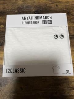 ユニクロ　アニヤ・ハインドマーチ　Tシャツ　XL 白のサムネイル