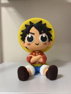 【ハンドメイド】ルフィ風 フィギュア 人形 置物 ONE PIECEのサムネイル