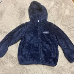 Champion フリースフードジャケット ネイビーのサムネイル