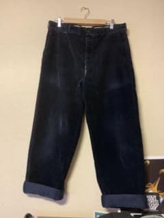 vintage Euro corduroy pants 50s ネイビーのサムネイル