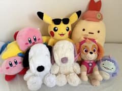 【美品】キャラクターぬいぐるみ マスコット 8点セット