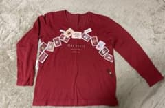 PINK HOUSE ピンクハウス　赤 長袖 Tシャツのサムネイル