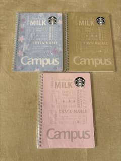 【新品】Starbucks Campus ノート 3冊セットのサムネイル