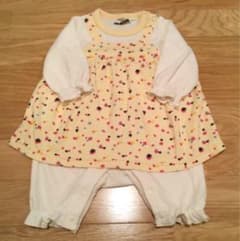 【美品】 KORKO 重ね着風 ロンパースのサムネイル