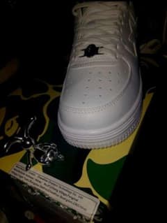 A BATHING APE BAPESTA ホワイト27.5cmのサムネイル