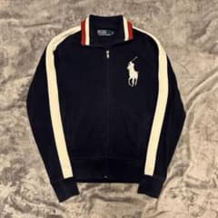 Ralph Lauren トラックジャケット ネイビー ビッグポニー swag - メルカリ