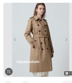 極美品　アクアスキュータム Aquascutum ライナー付きトレンチコート8 極美品 アクアスキュータム Aquascutum ライナー付きトレンチコート8
