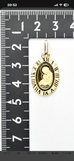 k24 k18 マリア アトラス 純金 ペンダント トップ - メルカリ