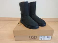 【未使用】UGG アグ ムートンブーツ 24cm 黒のサムネイル
