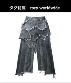 タグ付属・最安値】24ss cozyworldwide レイヤードデニムパンツ - メルカリ