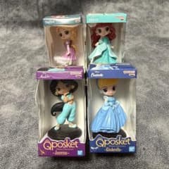 Qposket ディズニー プリンセス フィギュア 4種セット - メルカリ