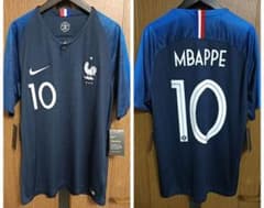 ナイキ フランス代表 エムバペ ユニフォーム 2018ホーム星1つM 紙タグ付き m19852847970_1.jpg?1779334536