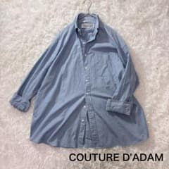 23SS クチュールドアダム オーバーサイズ シャンブレーシャツ 38 完売