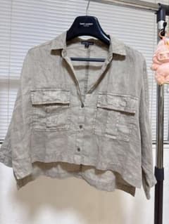 JAMES PERSE リネンシャツ ベージュのサムネイル