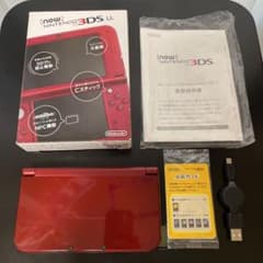 【箱付・ソフトセット】Newニンテンドー3DS LL メタリックレッドのサムネイル
