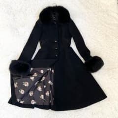 定価26万 ジーザスディアマンテ VIPコート フォックスファー 黒 日本製