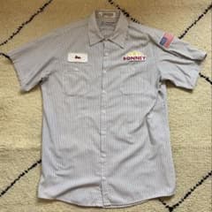 Thumbnail of Aramark ワークシャツ ストライプ ワッペン付 企業物 Lサイズ相当