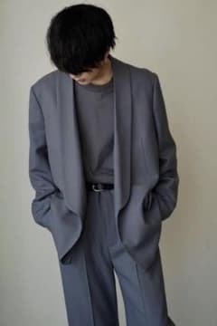 LIDNM MINIMAL SHAWL COLLAR JK セットアップのサムネイル