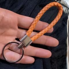 編み込みレザー調 キーホルダー 複数カラーセットのサムネイル