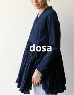 dosa 美品 ラバリジャケット ブラウス サイズ2 ネイビー - メルカリ
