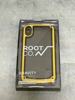 ROOT CO. iPhone XS Max ケース イエロー タフ＆ベーシック - メルカリ