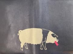 【週末値下げ】豚イラスト レザー手帳カバーのサムネイル