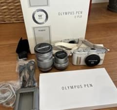 OLYMPUS PEN E-PL8 ホワイト レンズ2本付き - メルカリ