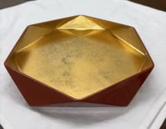 六角盆 菓子器 漆器のサムネイル