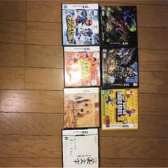 3DSのソフトが3つ、DSのソフトが4つついてます。のサムネイル