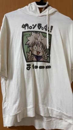 graniph HUNTER×HUNTERコラボ　キルア　半袖パーカー　Lサイズ グラニフ ハンターハンター キルア 半袖パーカー M - メルカリ