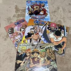 ONE PIECE クリアファイル と下敷き4枚セットのサムネイル