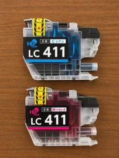 Brother LC411 互換インク 5本セット BK,Y,M,Cのサムネイル