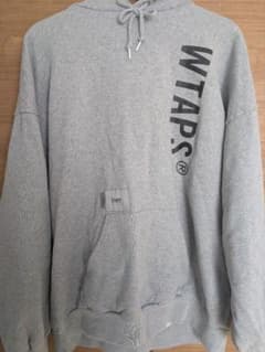 WTAPS グレー フード付きパーカー サイズX 04 - メルカリ