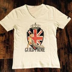 【値下げ】GUILD PRIME ギルドプライム 合わせやすいTシャツ 薄い水色のサムネイル