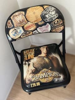 【激レア！】WWE TLC 2010 大会記念 非売品 パイプイス 激レア！】WWE TLC 2010 大会記念 非売品 パイプイス