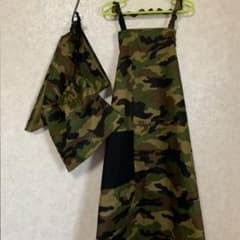 aemi様専用 エプロン 三角巾 巾着袋 セット 迷彩 男の子のサムネイル